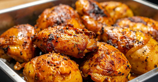 Golden Roasted Chicken Thighs